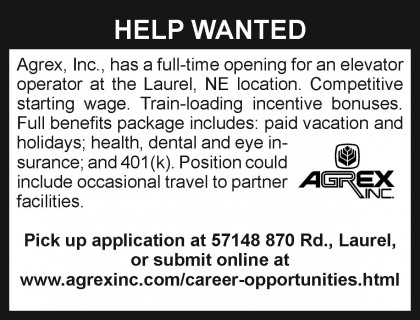 Agrex Help Wanted 2x3