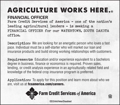 Financial Officer Ad Watertown