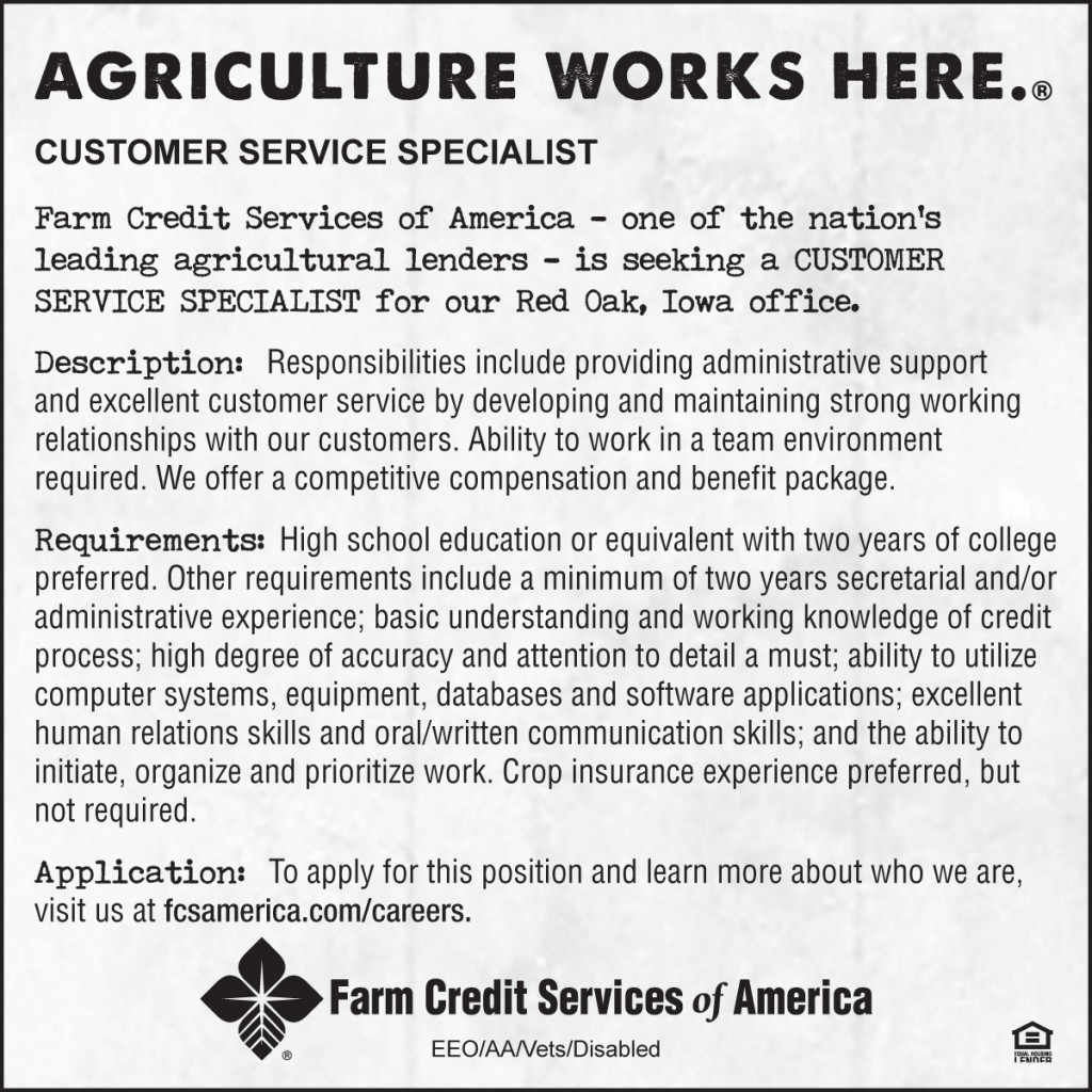 Customer Service Specialist Nebraska Hires